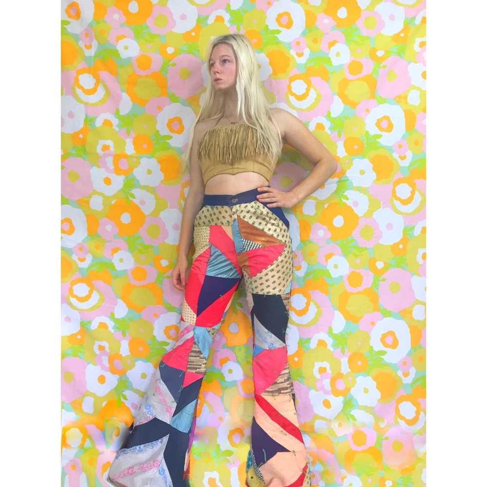 Saudade 70s Vintage Style Bell Bottoms